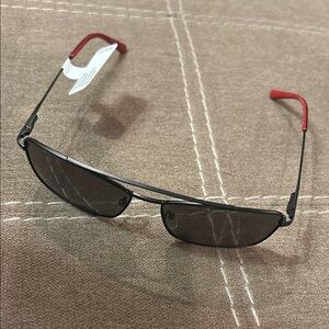 NWT Calvin Klein 18117 Stylish Matte Black Sunglasses